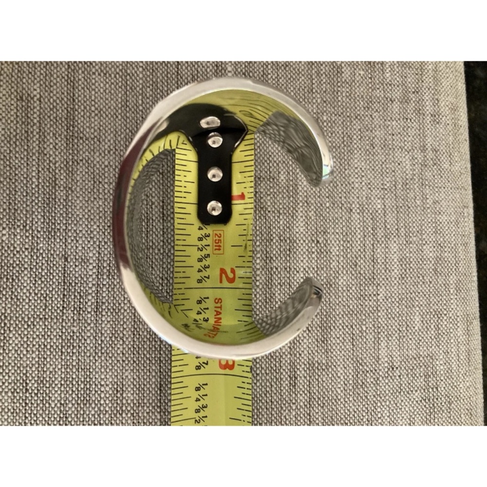 LOIS HILL Abalone Inlay Sterling Silver Scroll Cuff Bracelet - Picture 8 of 8
